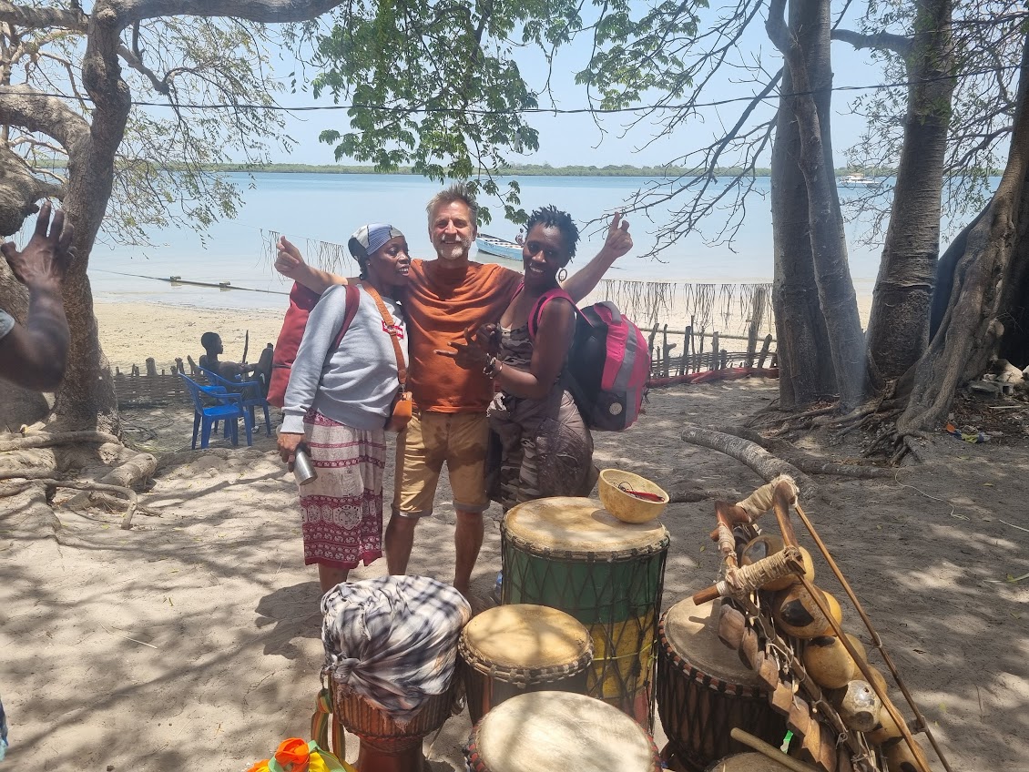 Drums on the beach, Senegal